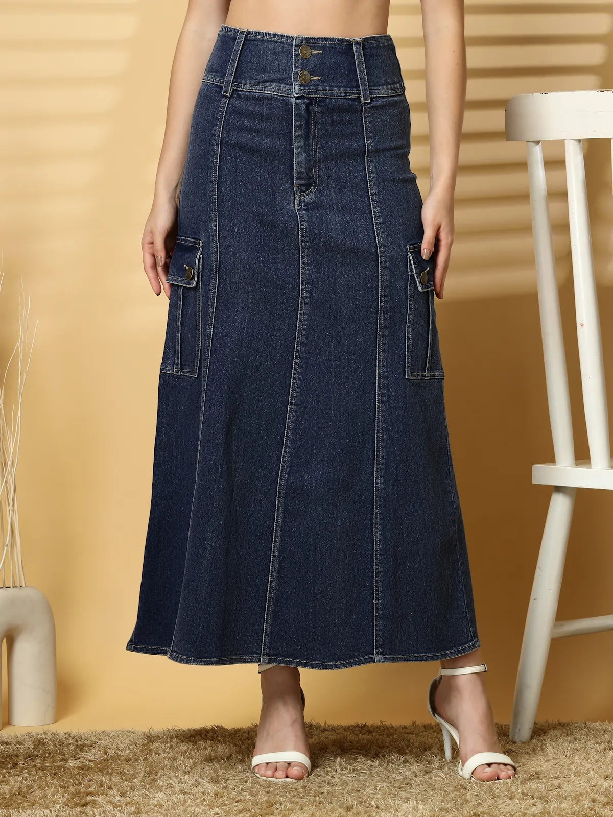 【CINOH】KNIT MAXI SKIRT CINOH/チノ 】KNIT MAXI SKIRT（ロング・マキシ丈スカート）｜Deuxieme
