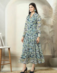 Floral Print Maxi Dress