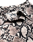 Women Animal Printed Casual Buttoned Top