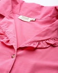 CINK Women Pink Regular Fit Casual Buttoned Top