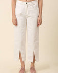 Women White Mid-Rise Stretchable Jeans