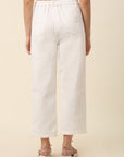 Women White Mid-Rise Stretchable Jeans