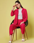 Spread Collar Regular Fit Casual Buttoned Top