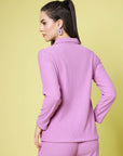 Spread Collar Regular Fit Casual Buttoned Top