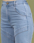 Women Low Distress Stretchable Jeans