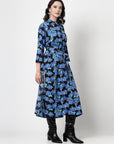 Floral Print Fit & Flare Dress