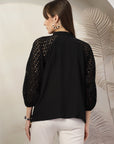Women Opaque Casual Buttoned Top