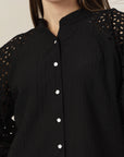 Women Opaque Casual Buttoned Top