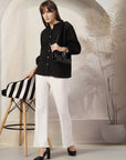 Women Opaque Casual Buttoned Top