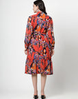 Print Fit & Flare Dress