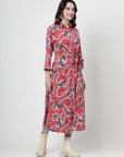 Print Shirt Dress