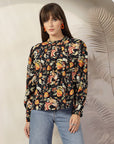 Floral Print Cotton Top