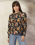 Floral Print Cotton Top