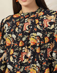 Floral Print Cotton Top