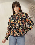 Floral Print Cotton Top