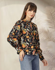 Floral Print Cotton Top