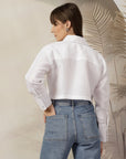 Women Opaque Casual Cotton Buttoned Top
