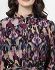 Print Shirt Dress