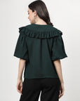 Women Opaque Casual Buttoned Top