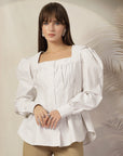 Women Opaque Striped Casual Cotton Buttoned Top