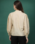Women Opaque Casual Buttoned Top