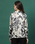 Women Animal Opaque Printed Casual Buttoned Top