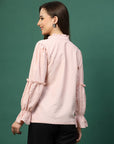 Women Opaque Casual Buttoned Top