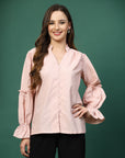 Women Opaque Casual Buttoned Top