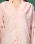 Women Opaque Casual Buttoned Top