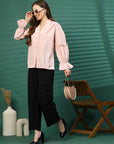 Women Opaque Casual Buttoned Top