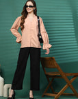 Women Opaque Casual Buttoned Top