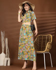Multi Color Top With Skirt Co-Ords