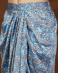 Blue Printed top with Skirt Co-Ords set