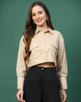 Women Opaque Casual Buttoned Top