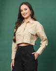 Women Opaque Casual Buttoned Top