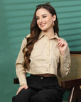 Women Opaque Casual Buttoned Top