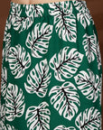 Green Printed Top With Skirt Co-Ords