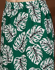 Green Printed Top With Skirt Co-Ords