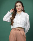 Women Opaque Casual Buttoned Top