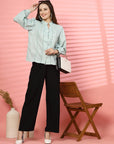 Women Opaque Casual Buttoned Top