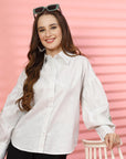 Women Opaque Casual Buttoned Top