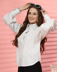 Women Opaque Casual Buttoned Top
