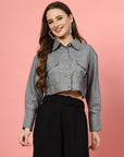 Women Opaque Casual Buttoned Top