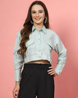 Women Opaque Casual Buttoned Top