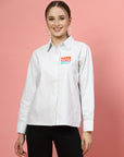Women Opaque Striped Casual Buttoned Top