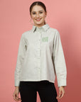 Women Opaque Casual Buttoned Top