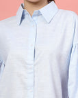 Women Opaque Casual Buttoned Top