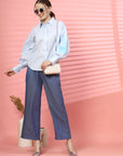 Women Opaque Casual Buttoned Top