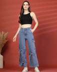 Women Regular Fit Mid-Rise Stretchable Jeans