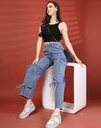 Women Regular Fit Mid-Rise Stretchable Jeans